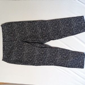 Lane Bryant Black and White speckled pants size‎ 14